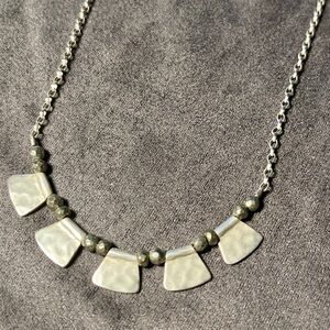 Silpada “Patterned Pyrite” Necklace